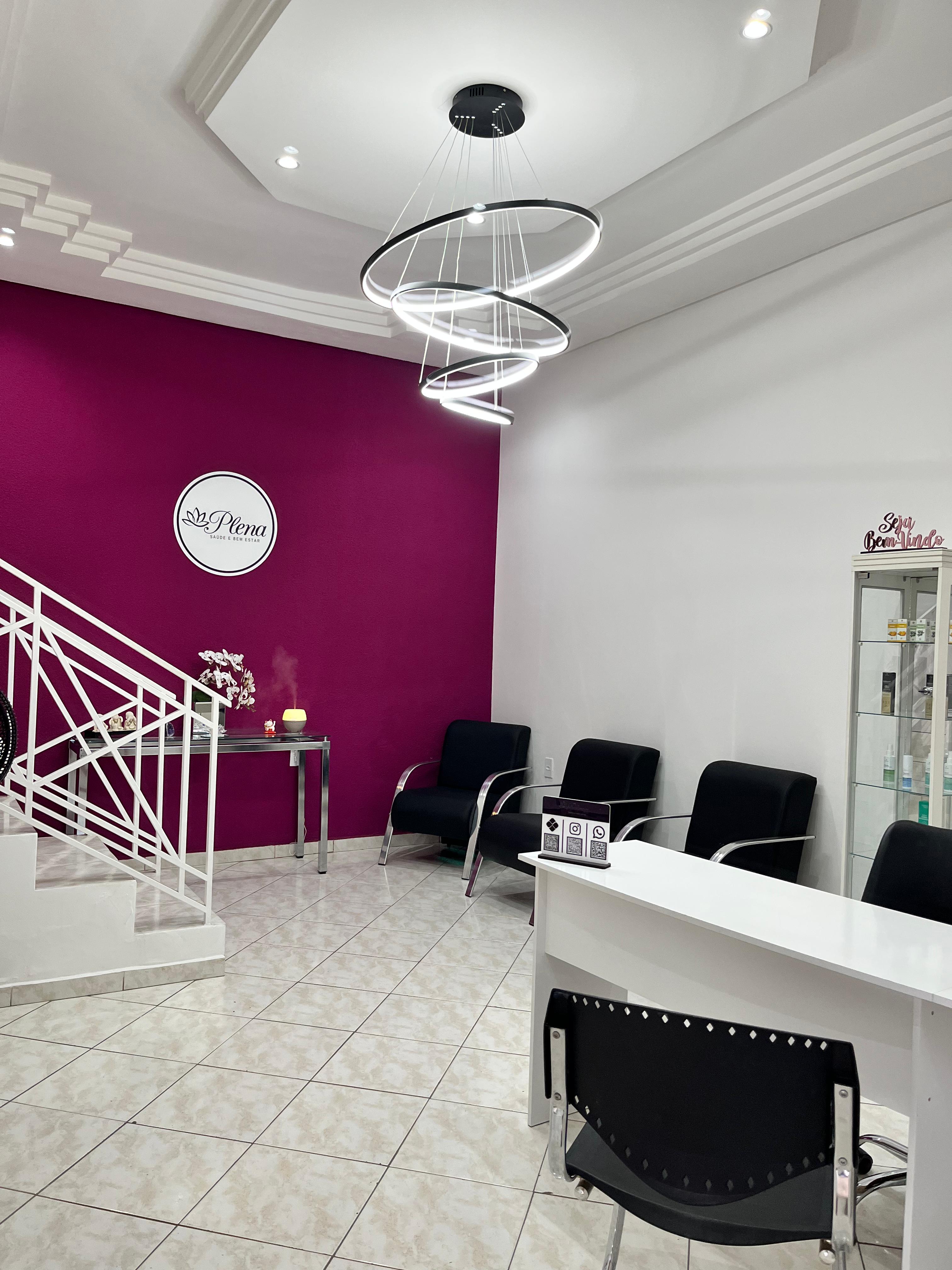 Interior da clínica Plena Saúde e Bem Estar